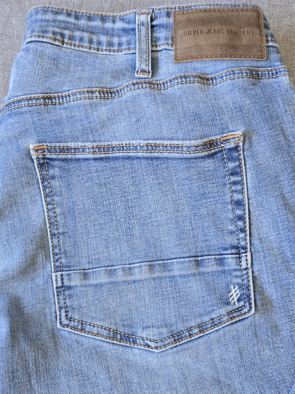 Silver Jeans Machray  Light Blue Straight Jeans Size W38 L34